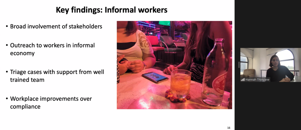 Informal workers Informal workers