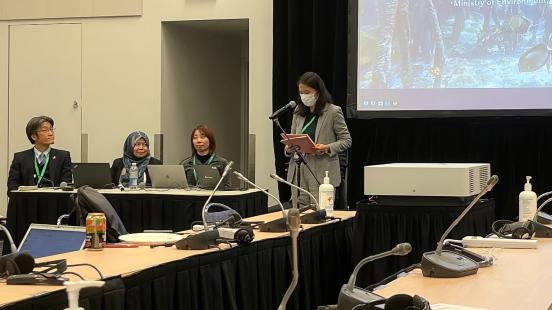 SIDE EVENT Nature-based Solutions to Climate Change and Other Social Challenges by Conservation and Restoration of Mangrove Ecosystem, Focusing on its Multiple Services